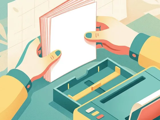 Hands fanning and squaring a short stack of paper before loading a tray